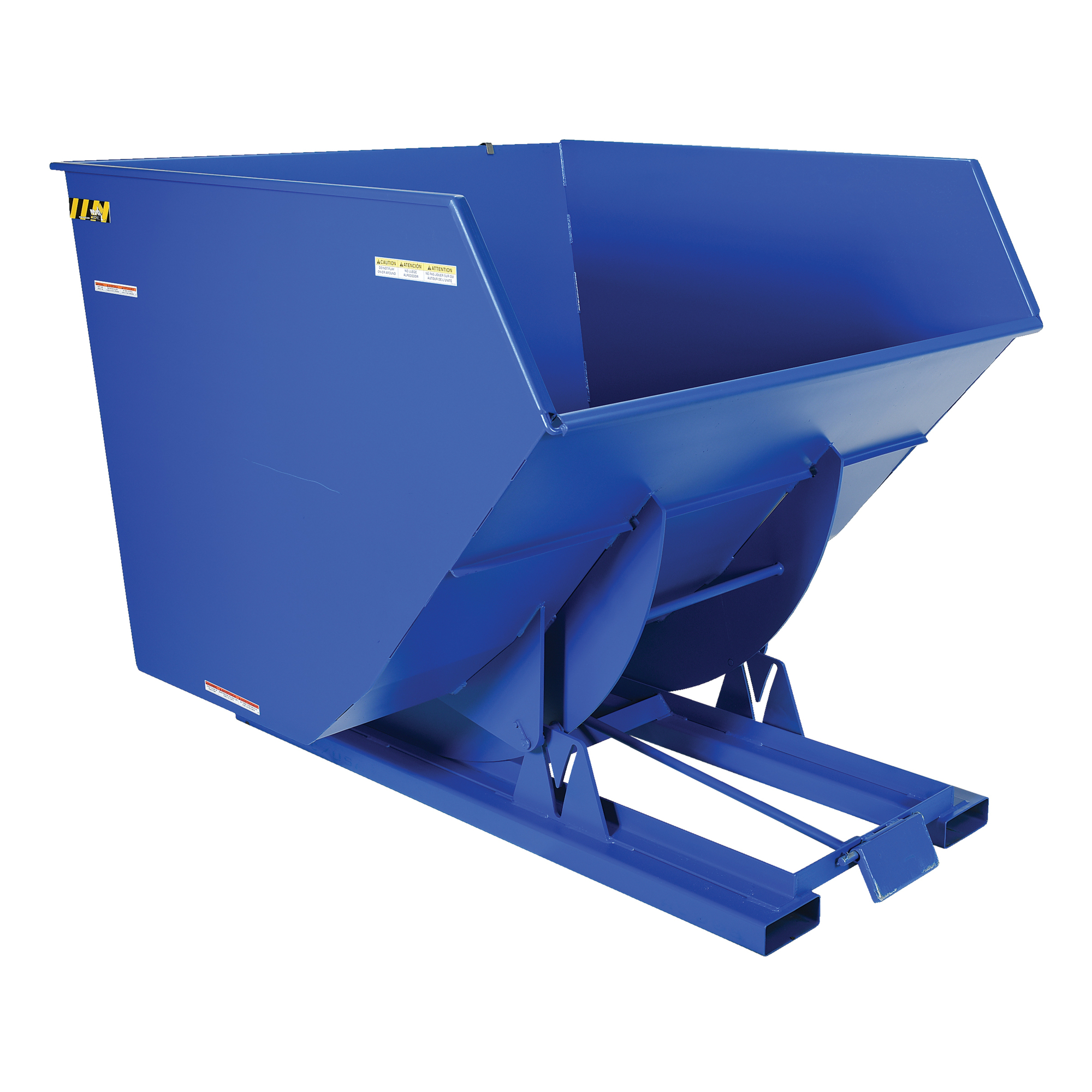 Vestil Self-Dump Hopper - 6000-Lb. Capacity, Blue, Model# D-400-HD